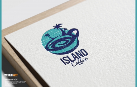 66/ Thiết kế logo Island Coffee